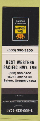 Matchbook Cover - Best Western Pacific Highway Inn Salem OR