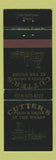 Matchbook Cover - Cutter's Food and Drink Lake ST Louis MO