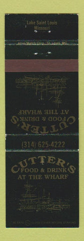 Matchbook Cover - Cutter's Food and Drink Lake ST Louis MO