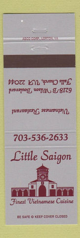 Matchbook Cover - Little Saigon Vietnamese Restaurant Falls Church VA