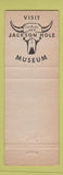 Matchbook Cover - Jackson Hole WY Skiing Chair Lift WEAR museum