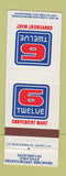 Matchbook Cover - 6 Twelve Convenient Mart Rockville MD