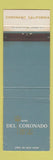 Matchbook Cover - Hotel Del Coronado CA