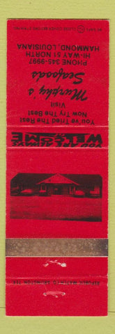 Matchbook Cover - Murphy's Seafoods Hammond LA WEAR