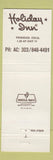 Matchbook Cover - Holiday Inn Trinidad Colorado