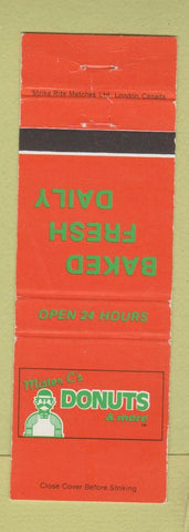 Matchbook Cover - Mister C's Donuts