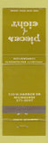 Matchbook Cover - Pieces of Eight Milwaukee WI OLIVE