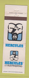 Matchbook Cover - Hercules Car Truck Rustproofing