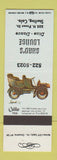 Matchbook Cover - Shad's Lounge Sterling Colorado Logan County