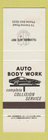 Matchbook Cover - Tillsonburg Auto Body ON