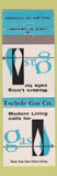 Matchbook Cover - Laclede Gas