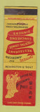 Matchbook Cover - Chinese Hitching Post girlie Newington CT WEAR