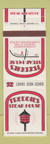 Matchbook Cover - Freddies Steak House Orlando?