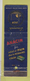 Matchbook Cover - Anacin For Colds Headaches 1939 Golden Gate Expo San Francisco
