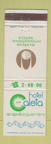 Matchbook Cover - Hotel Caleta Acapulco Mexico