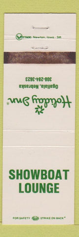 Matchbook Cover - Holiday Inn Showboat Lounge Ogallala NE WEAR