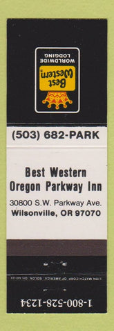 Matchbook Cover - Best Western Wilsonville OR