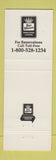 Matchbook Cover - Best Western Spokane WA
