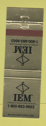 Matchbook Cover - IEM Connell Limited Partnership