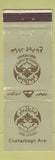 Matchbook Cover - Hotel All Qapu Iran WEAR