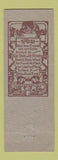 Matchbook Cover - Hotel Edwards NY