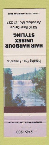Matchbook Cover - Hair Harbour Unisex Styling Arbutus MD