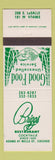 Matchbook Cover - Briggs Restaurant Chicago IL