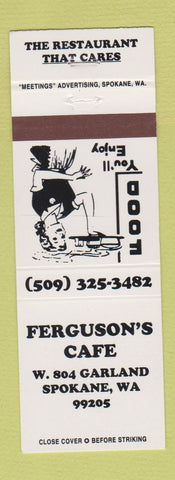 Matchbook Cover - Ferguson's Cafe Spokane WA