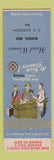 Matchbook Cover - Hotel Warner Warren OH