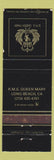 Matchbook Cover - RMS Queen Mary Long Beach CA Hotel WEAR