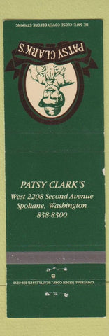 Matchbook Cover - Patsy Clark's Spokane WA