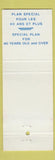 Matchbook Cover - Accord Insurance Montreal QC
