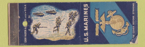 Matchbook Cover - US Marines WORN