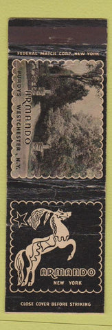Matchbook Cover - Armando New York City CREASES Westchester