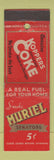 Matchbook Cover - Muriel Cigars Koppers Coke Coal Chicago IL