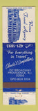 Matchbook Cover - Roma Travel Agency Providence RI