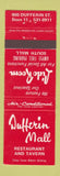 Matchbook Cover - Dufferin Mall Restaurant Toronto ON