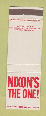 Matchbook Cover - Richard Nixon President Election