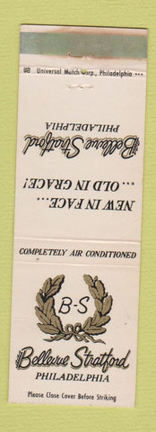 Matchbook Cover - Bellevue Stratford Hotel Philadelphia PA WEAR