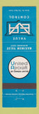 Matchbook Cover - United Aircraft Value Control Canada