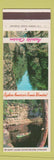 Matchbook Cover - Ausable Chasm NY Tourism KOA Camping