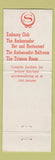 Matchbook Cover - Sheraton East Hotel New York City