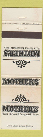 Matchbook Cover - Mothers Pizza WEAR