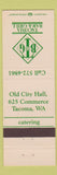 Matchbook Cover - Tacoma Bar and Grill WA