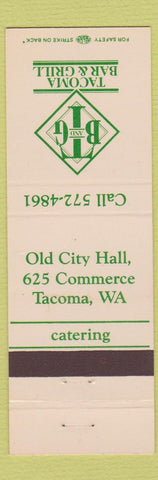 Matchbook Cover - Tacoma Bar and Grill WA