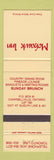 Matchbook Cover - Mohawk Inn Campbellville ON