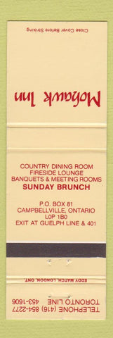 Matchbook Cover - Mohawk Inn Campbellville ON