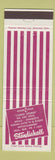 Matchbook Cover - Sdanis Hall Hull QC WEAR