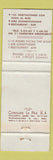 Matchbook Cover - Hotel Las Palmas Puerto Vallarta Mexico WORN
