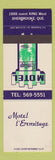 Matchbook Cover - Motel L Ermitage Sherbrooke QC WEAR